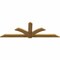 Ekena Millwork Redmond Rough Sawn Timber Gable Bracket, Western Red Cedar, 96"W x 32"H x 2"D x 6"F, 8/12 Pitch GBW096X32X0206RED00RWR - alternate 2